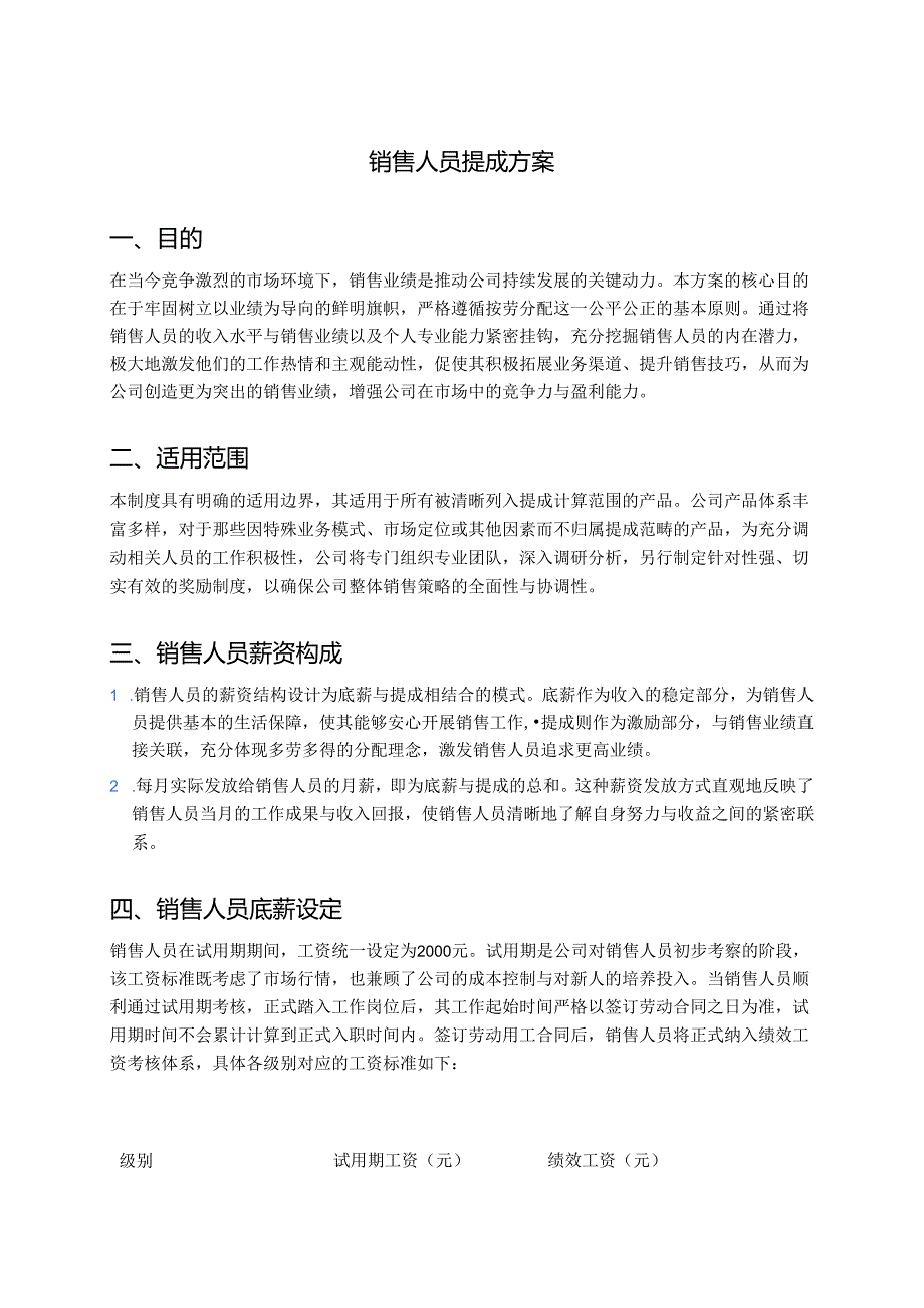 销售人员提成方案.docx_第1页