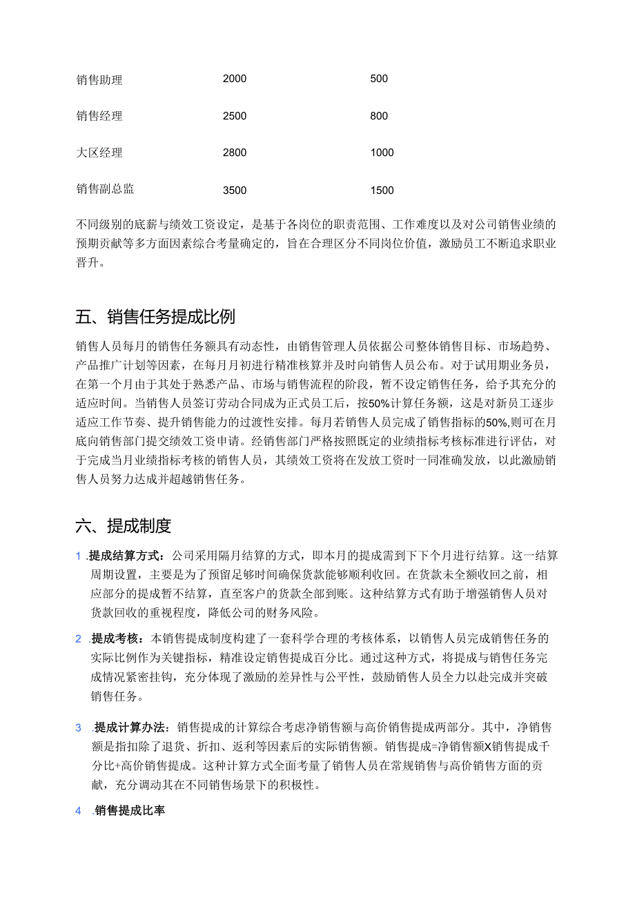 销售人员提成方案.docx_第2页