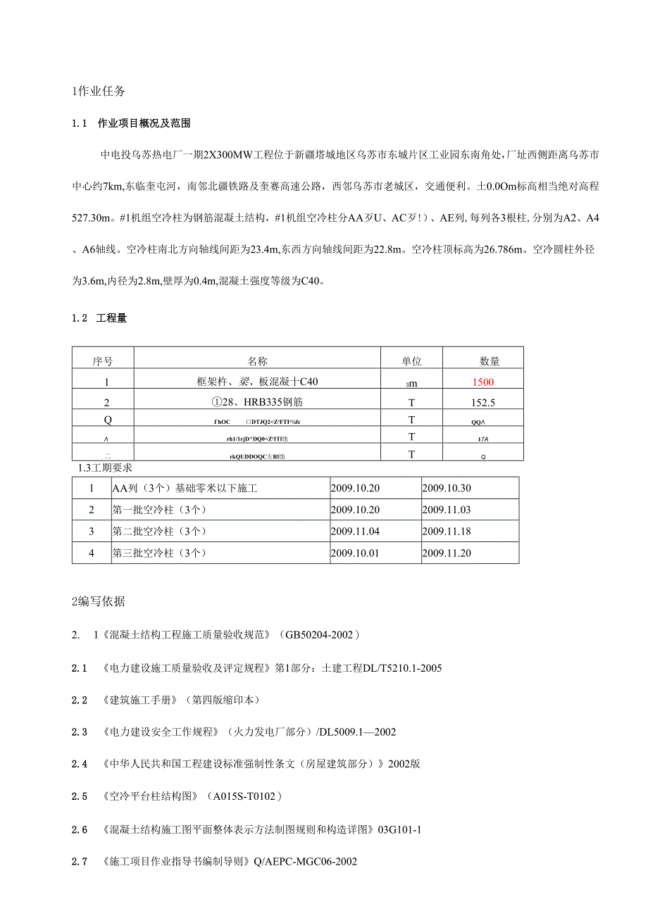 热电厂一期2×300MW工程1机组空冷平台结构施工组织设计.docx_第2页