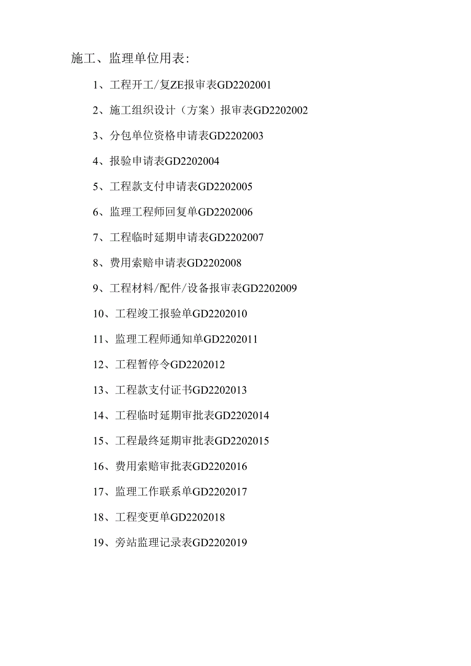 土建监理程序常用表格梳理汇总.docx_第1页