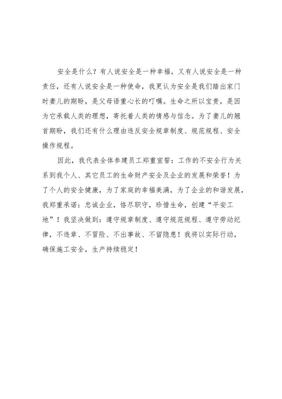 2025年《安全生产月》个人宣誓词 （4份）_89.docx_第2页