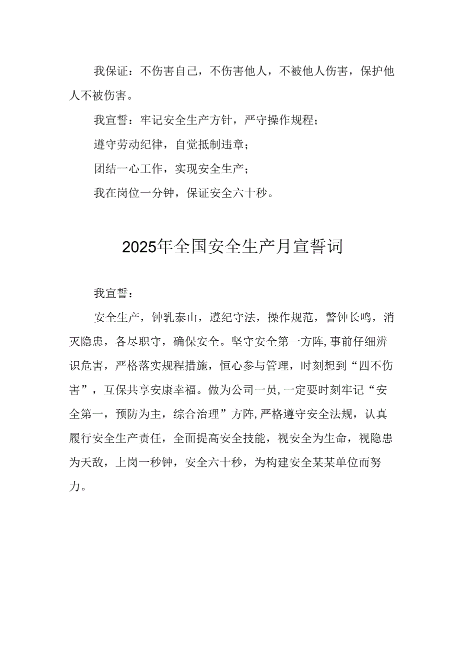 2025年《安全生产月》个人宣誓词 （4份）_93.docx_第3页