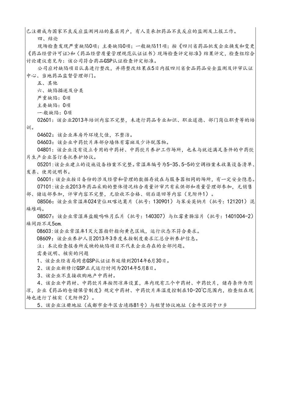 新修订药品GSP认证检查报告.docx_第3页