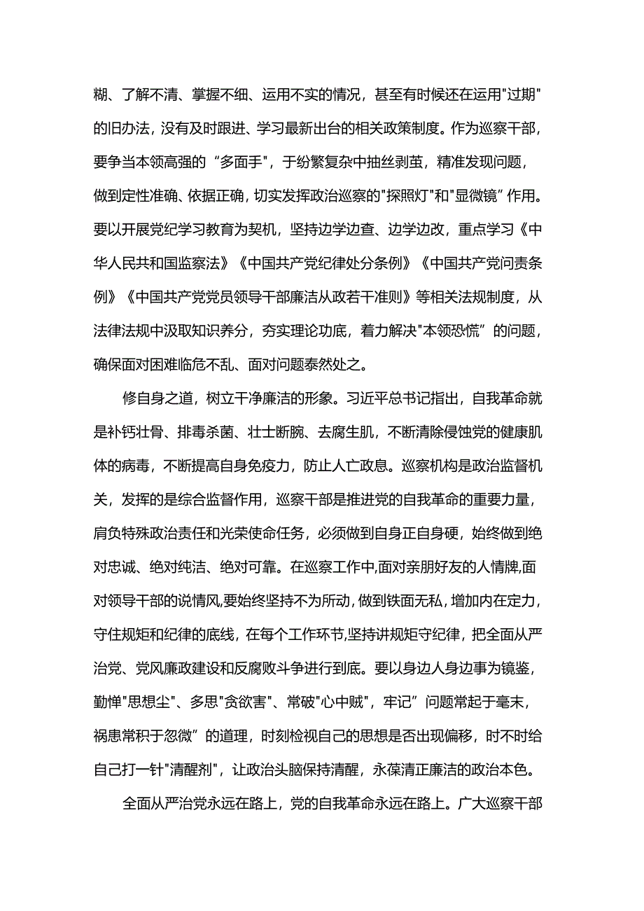 巡察干部心得体会.docx_第3页