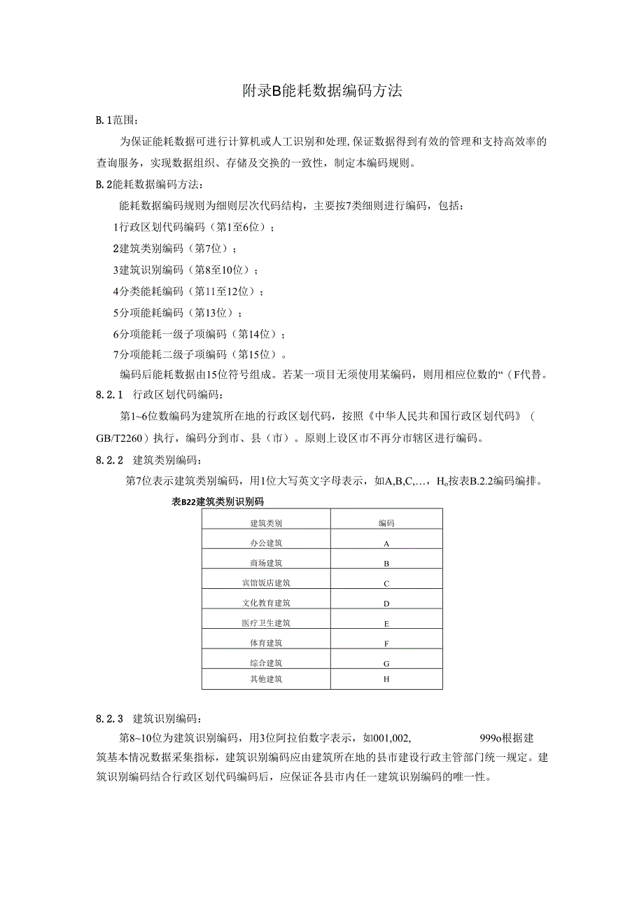 公共建筑碳排放监测与核算建筑基本信息表、能耗数据编码方法、各类能源折算标准煤的理论折算值.docx_第2页