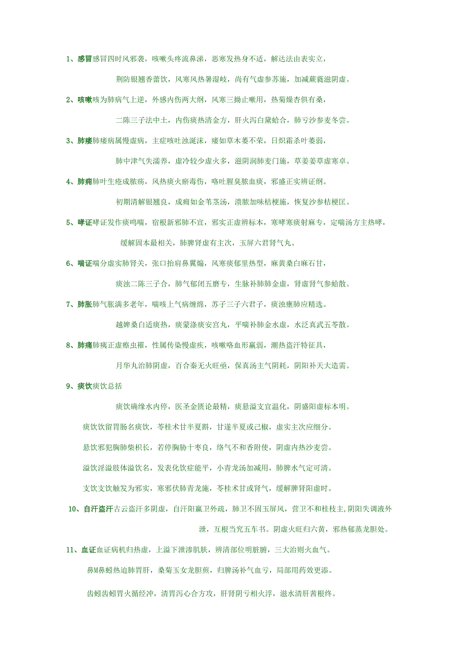 各种日常疾病中医治疗办法.docx_第1页