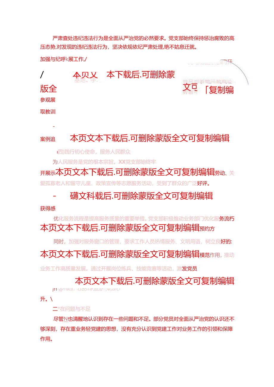 2025党支部履行全面从严治党“一岗双责”职责情况汇报（精选）.docx_第3页