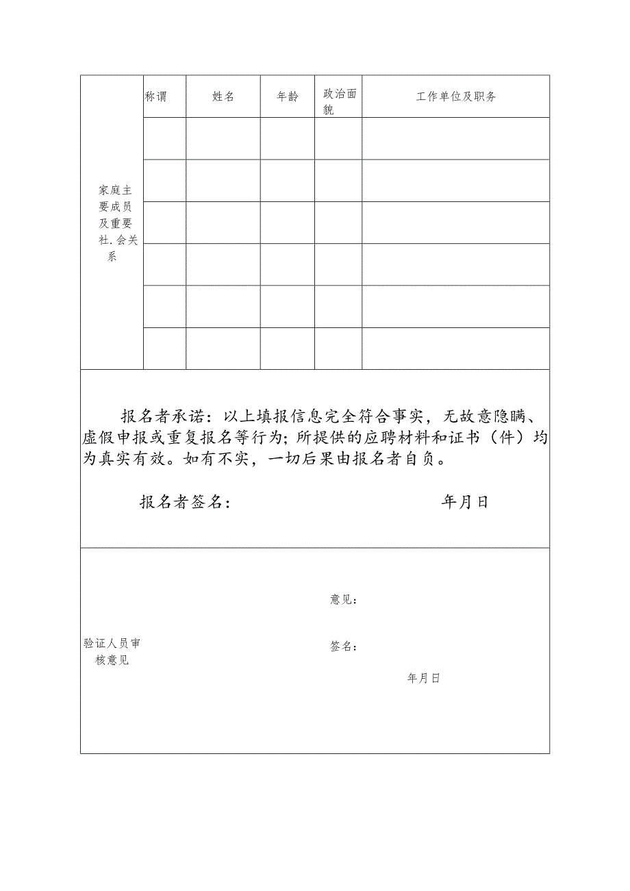 公推公选县处级领导干部报名登记表.docx_第2页