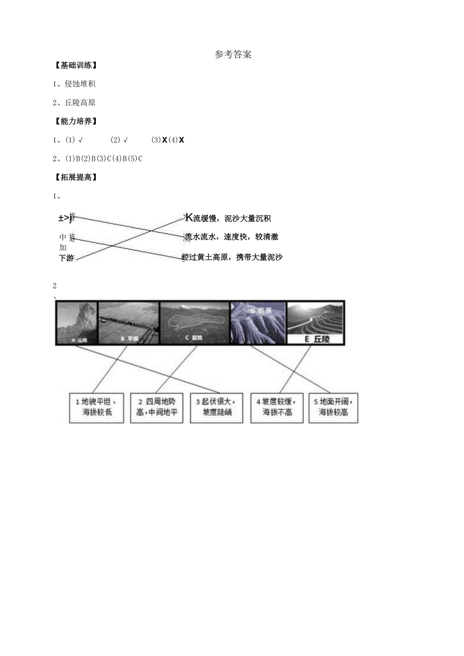 2025鄂教人教版科学六年级下册 第二单元 地表形态的变化2.4《地表流水的力量》分层练习（含答案）.docx_第3页