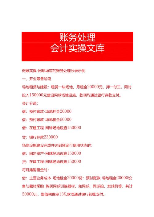 做账实操-网球场馆的账务处理分录示例.docx