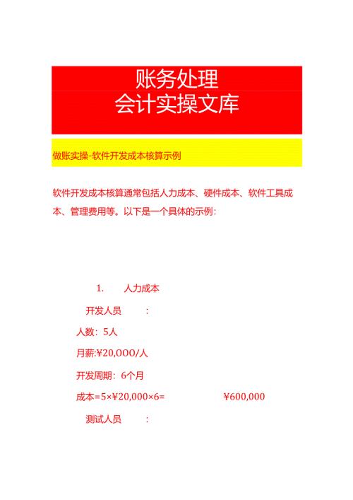 做账实操-软件开发成本核算示例.docx