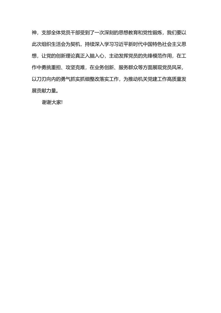 党支部书记2024年度组织生活会总结讲话.docx_第3页