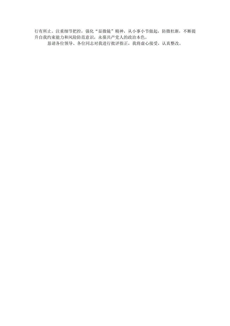 2024年度组织生活会和民主评议党员大会党员个人自查自评发言材料.docx_第3页