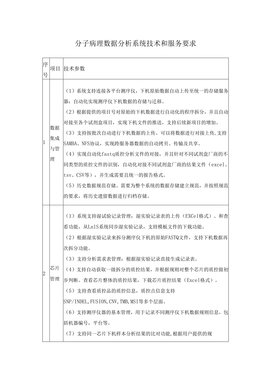 分子病理数据分析系统技术和服务要求.docx_第1页
