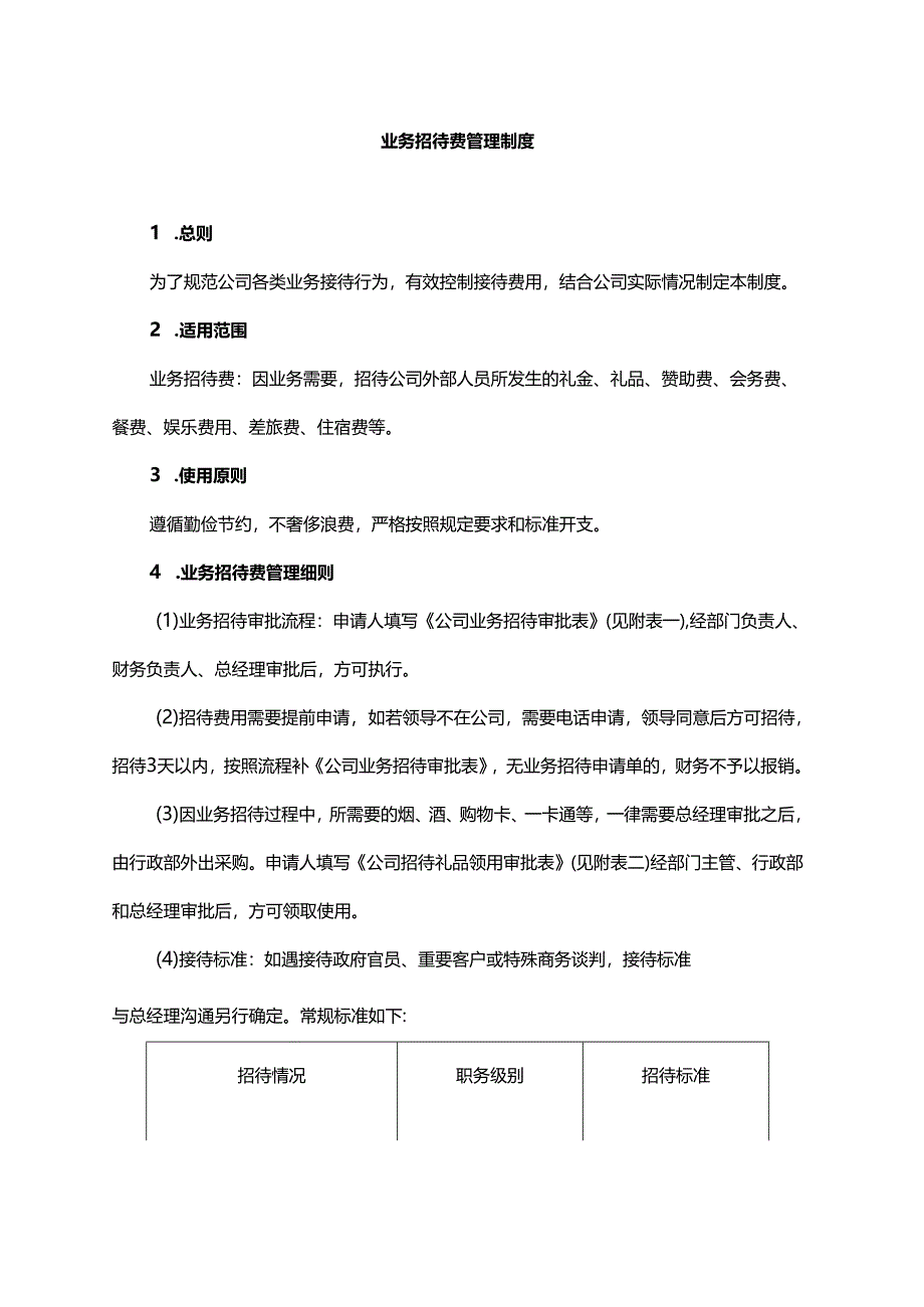 业务招待费管理制度模板.docx_第1页
