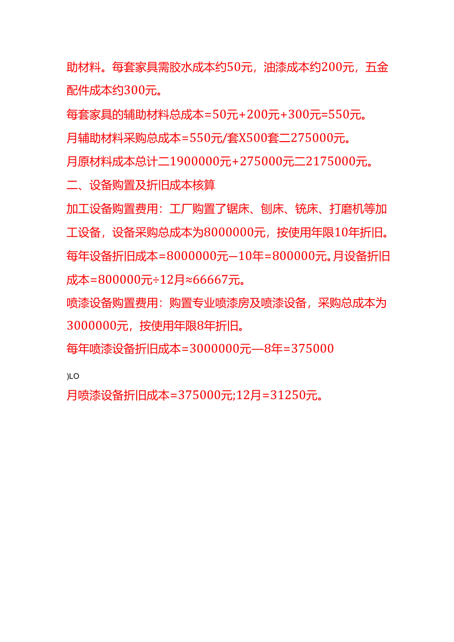 成本实操-家具厂成本核算实例.docx_第2页