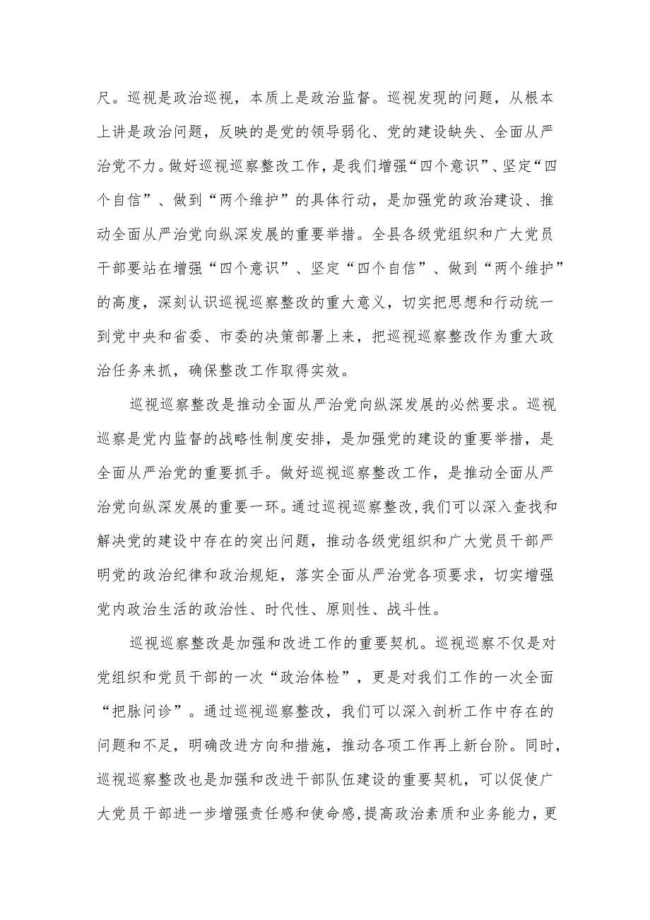 全县巡视巡察整改动员部署会议上的讲话2.docx_第2页
