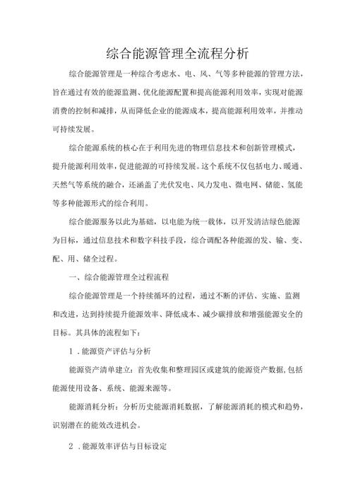综合能源管理全流程分析.docx