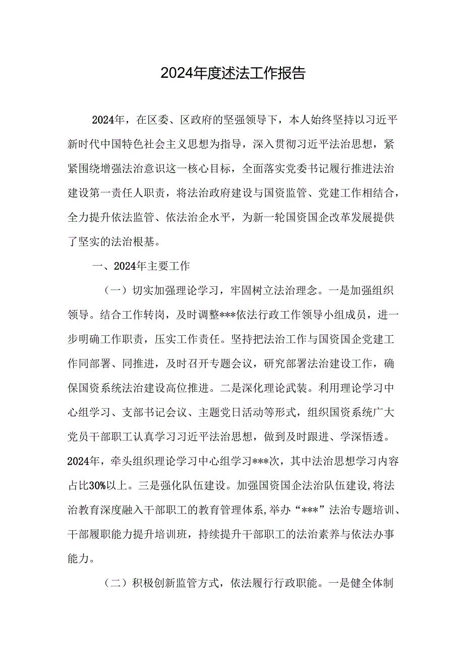 2024年度述法工作报告.docx_第1页