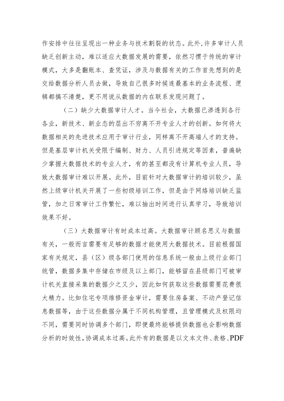 基层审计机关开展大数据审计的探索与思考.docx_第2页