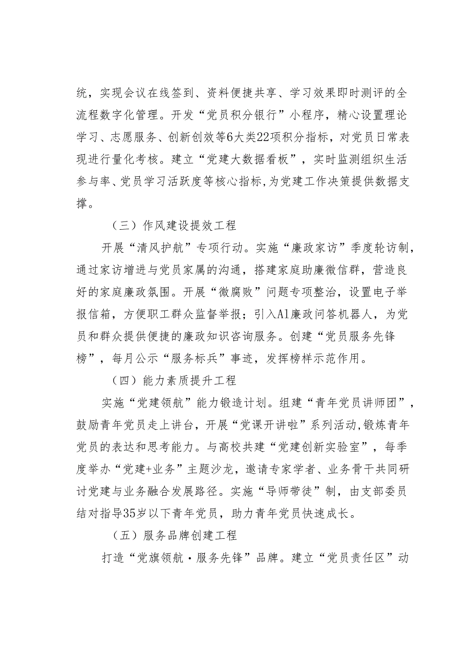 某党支部2025年度创新党建工作实施方案.docx_第2页