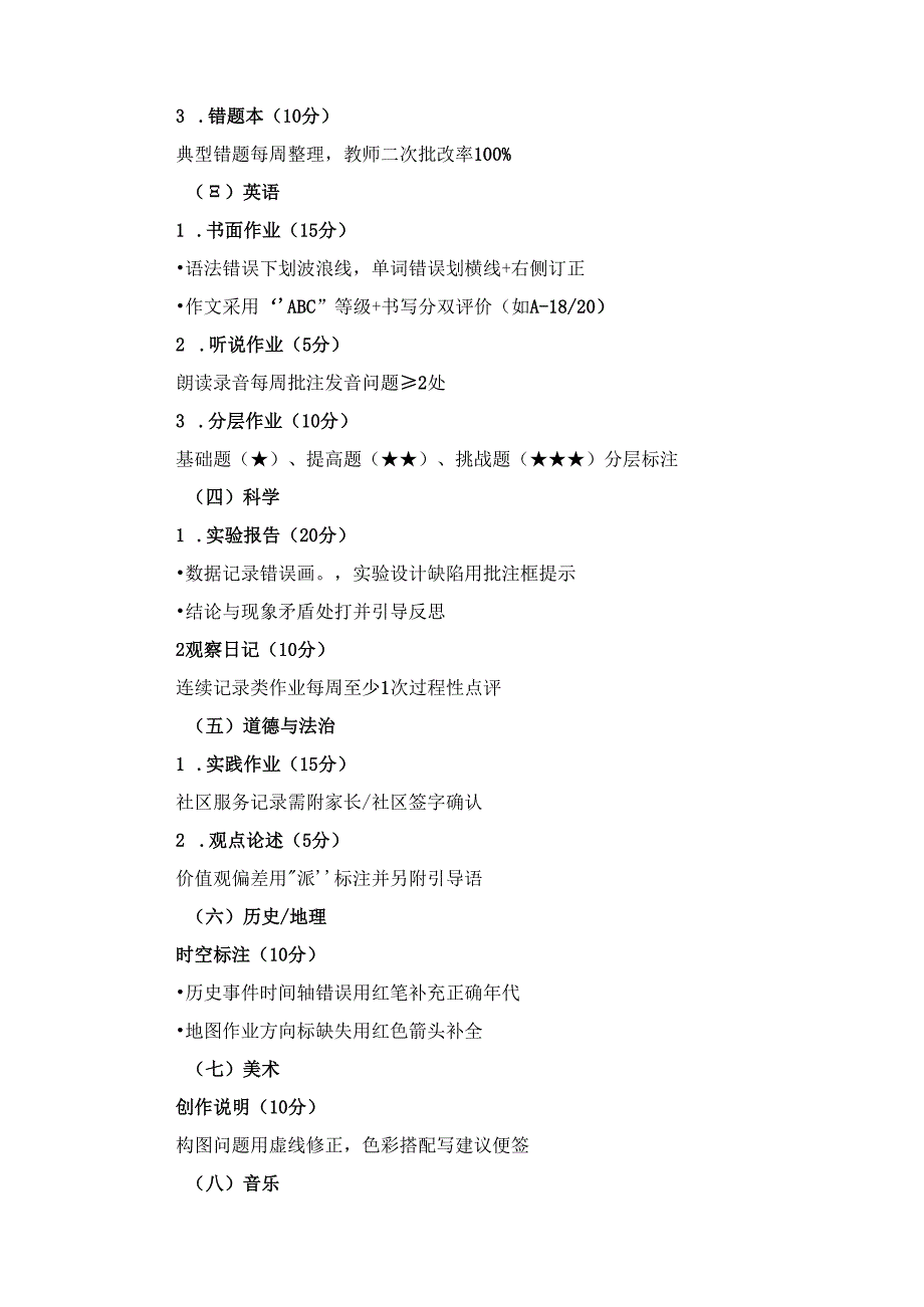 中小学作业批改质量评价表.docx_第2页