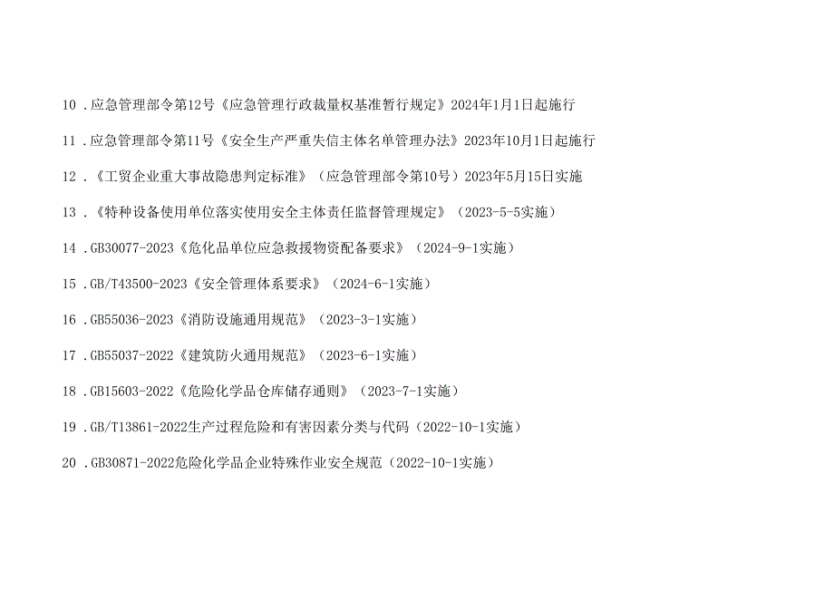 安全生产法律法规清单（2025年2月版）.docx_第2页
