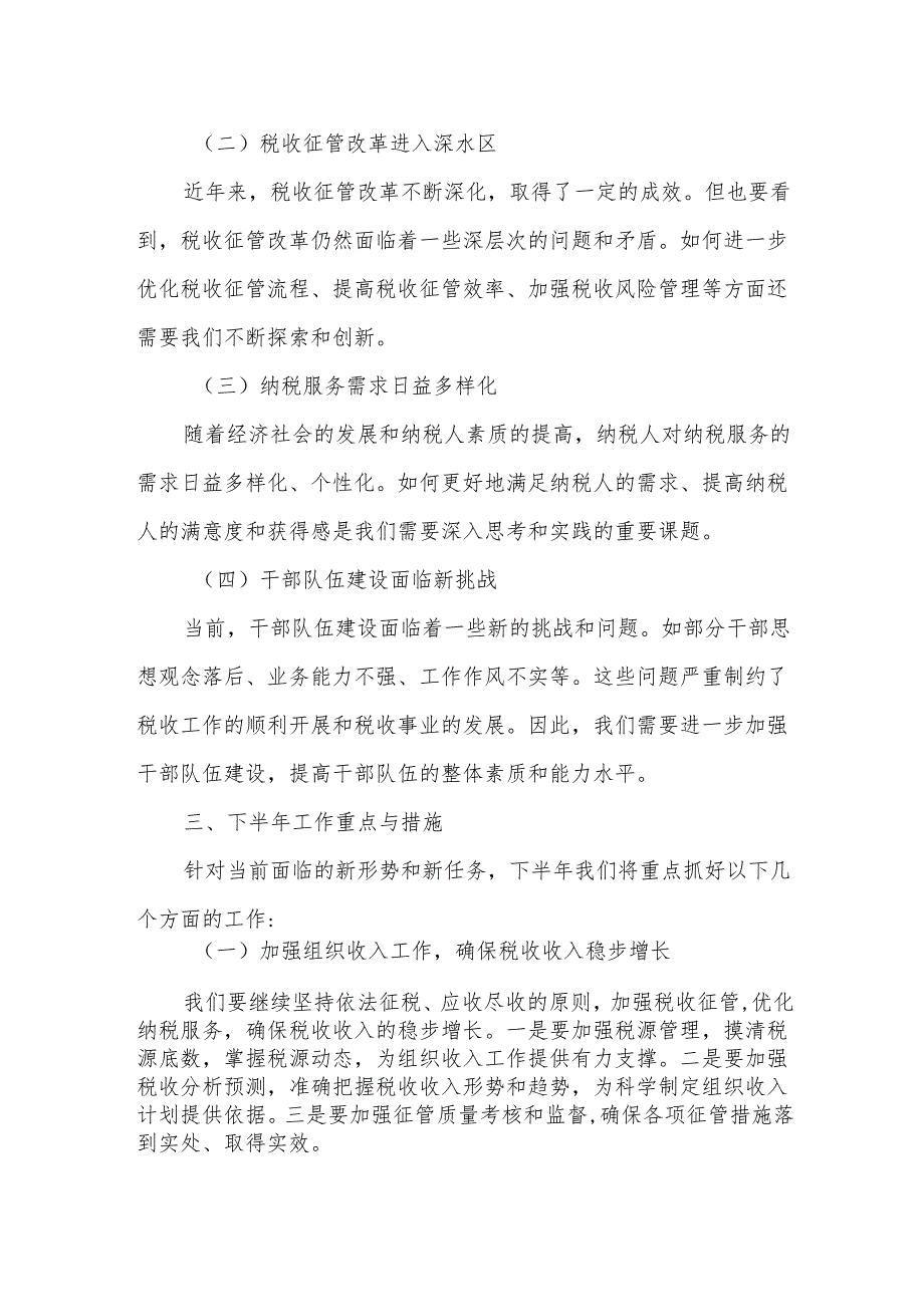某市税务局党委书记、局长在全市税务系统半年税收工作会议上的讲话.docx_第3页