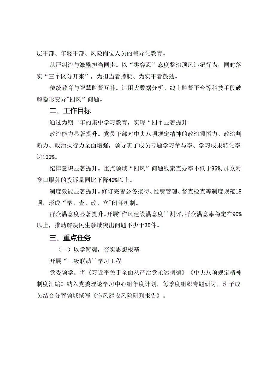 （9篇）2025年集体学习八项规定精神学习教育的宣贯工作方案.docx_第2页
