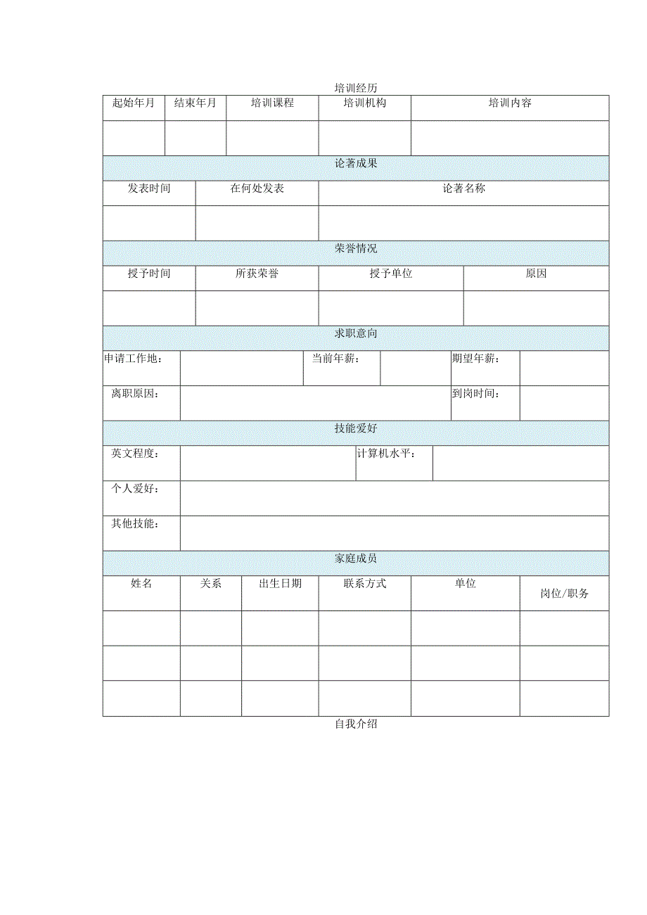 中国民生银行应聘人员简历.docx_第2页