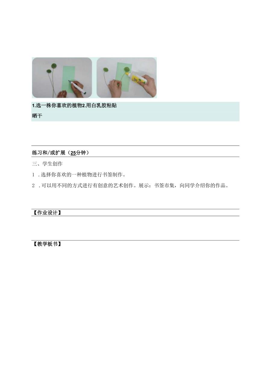 （2025春新教材）岭南版一年级美术下册《春天的脚印》教案.docx_第3页