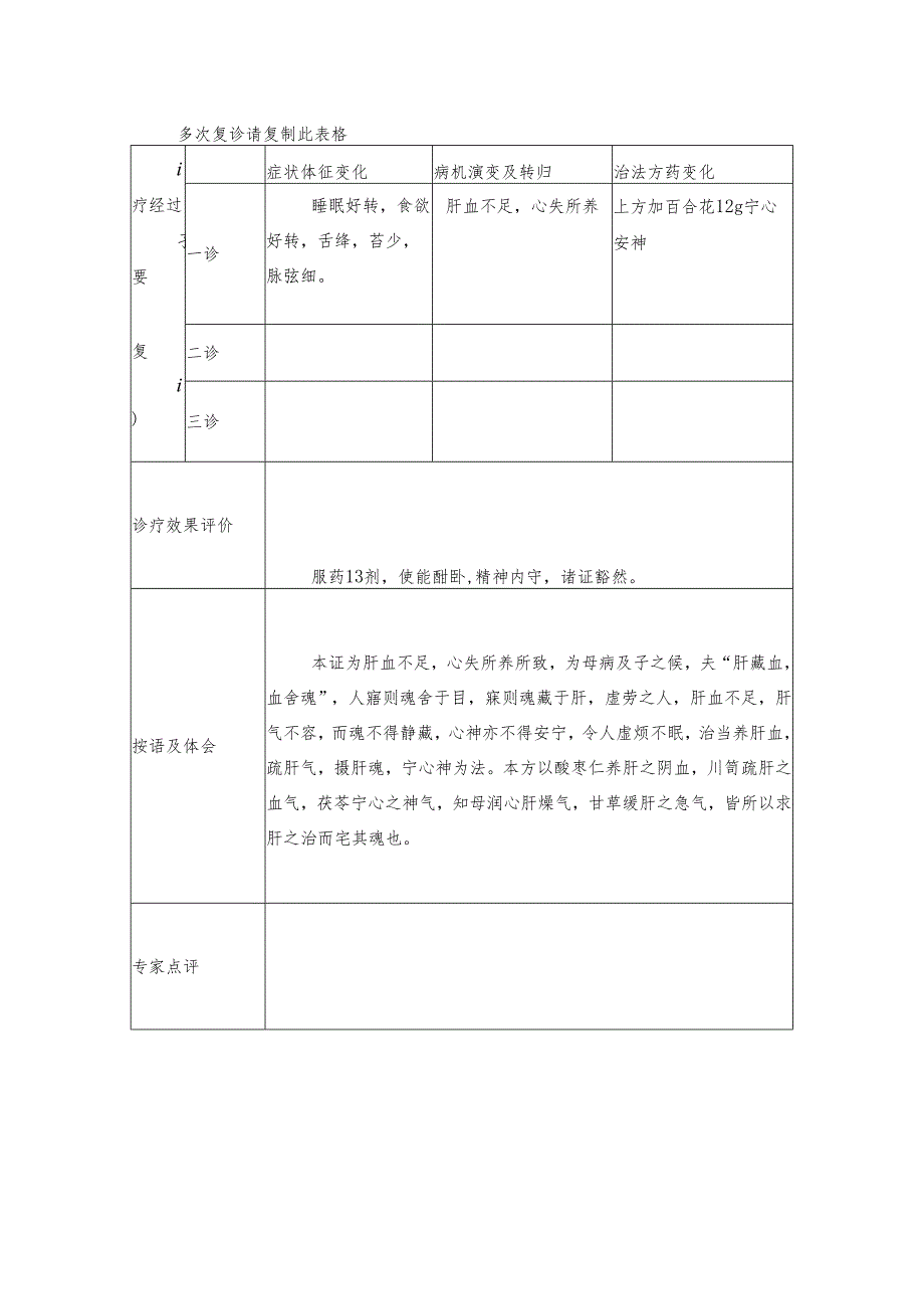 市中医治疗不寐病案.docx_第2页