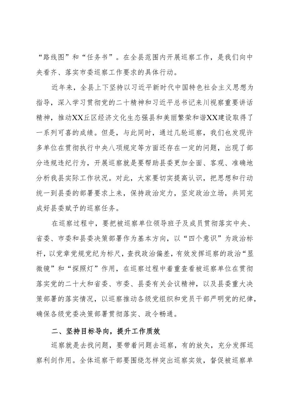 在乡村振兴领域专项巡察工作汇报会上的讲话.docx_第2页