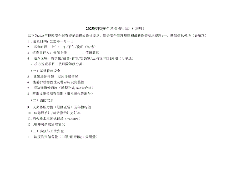 2025校园安全巡查登记表.docx_第3页