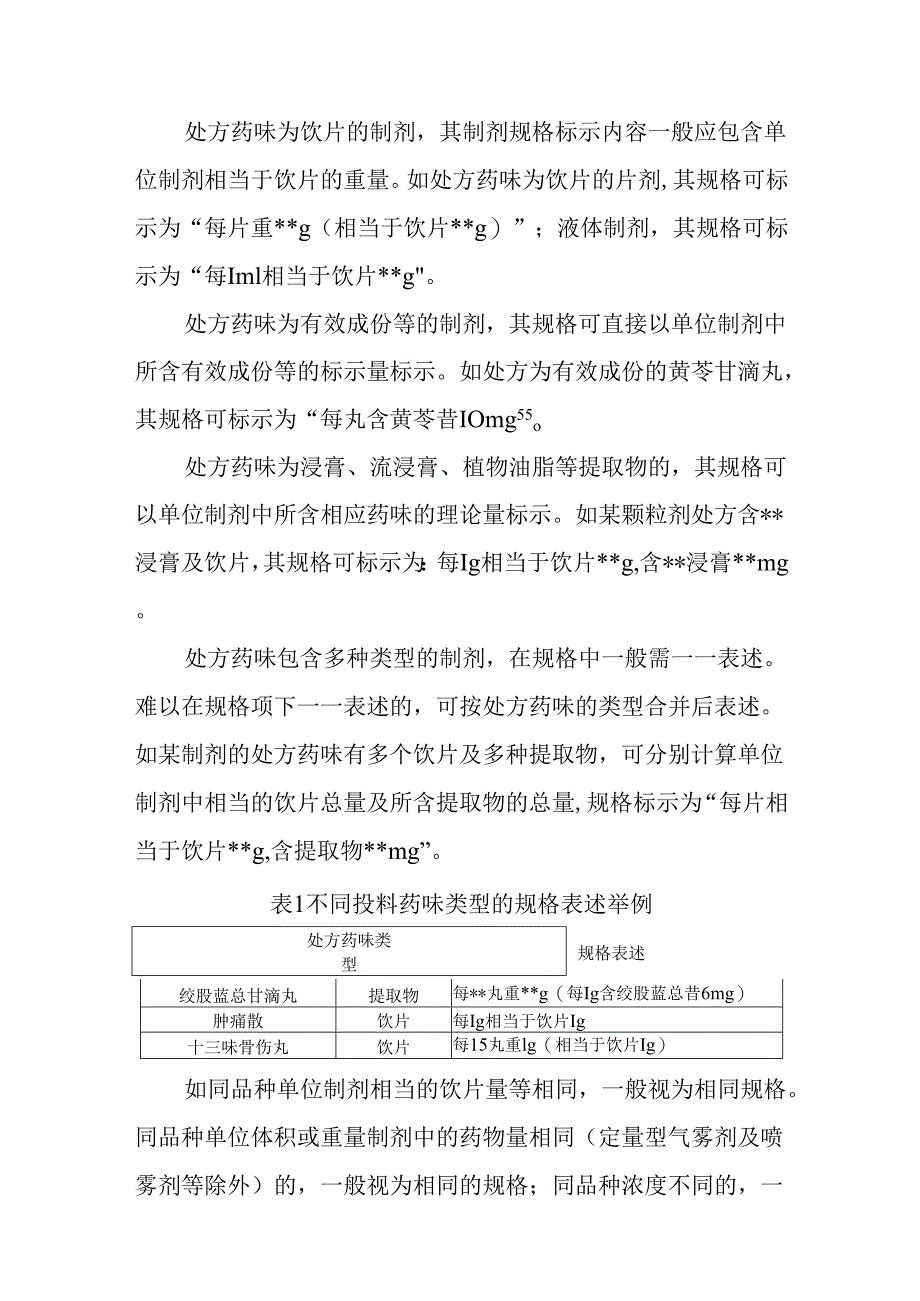 天津市医疗机构中药制剂规格表述技术指导原则.docx_第2页