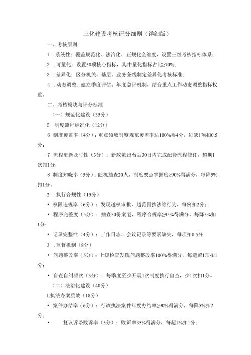 三化建设考核评分细则（详细版）.docx