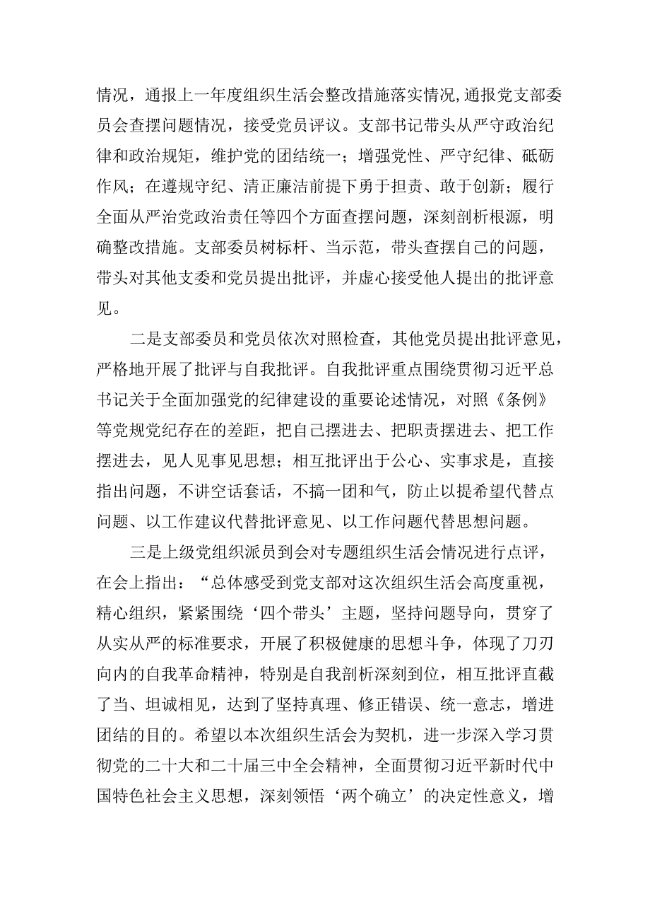 党支部2024-2025年度组织生活会召开情况总结报告.docx_第3页