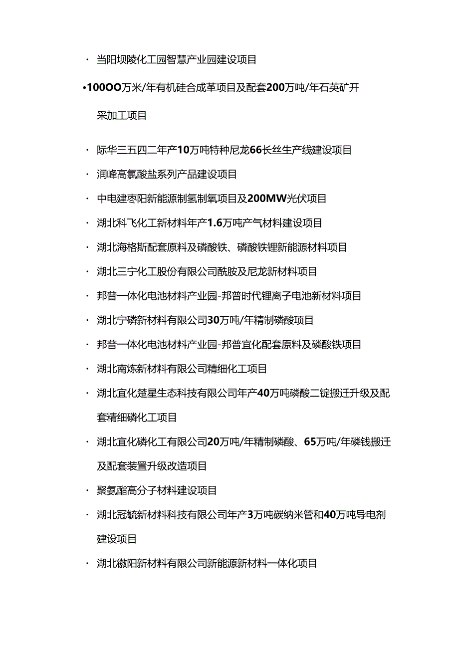 2025年湖北省化工重点项目清单.docx_第3页