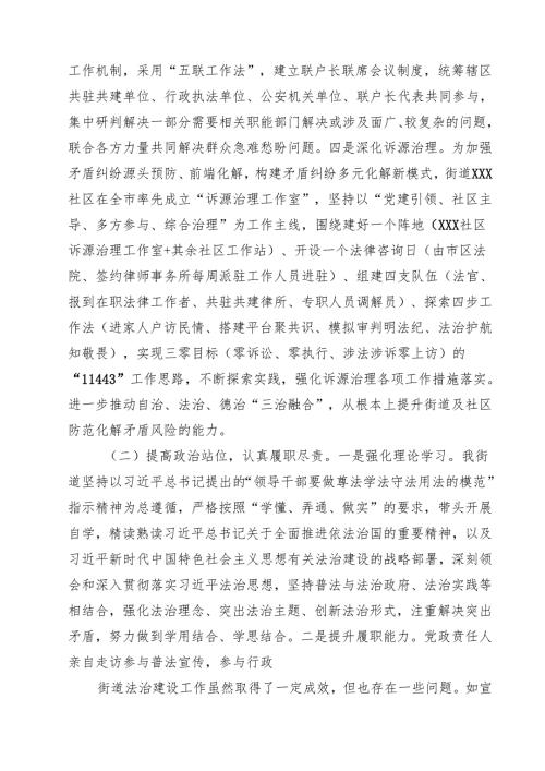 （8篇）2025年度党政主要负责人履行推进法治建设第一责任人职责述职报告合辑.docx