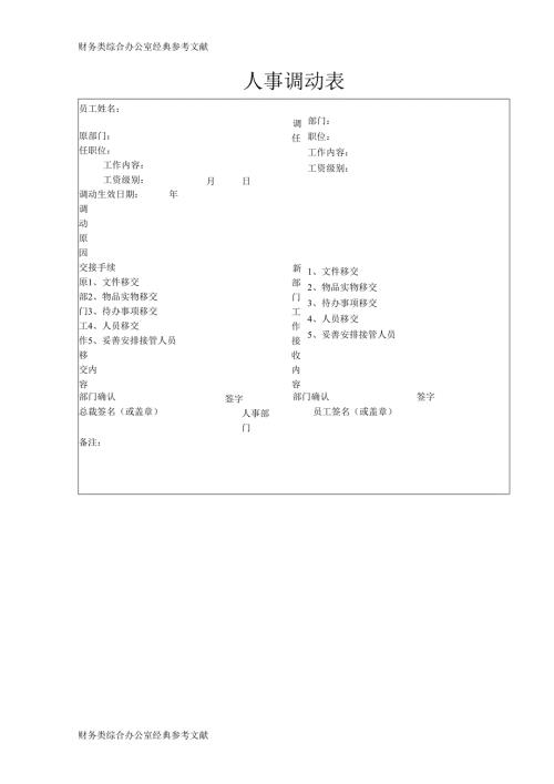 人事调动表.docx