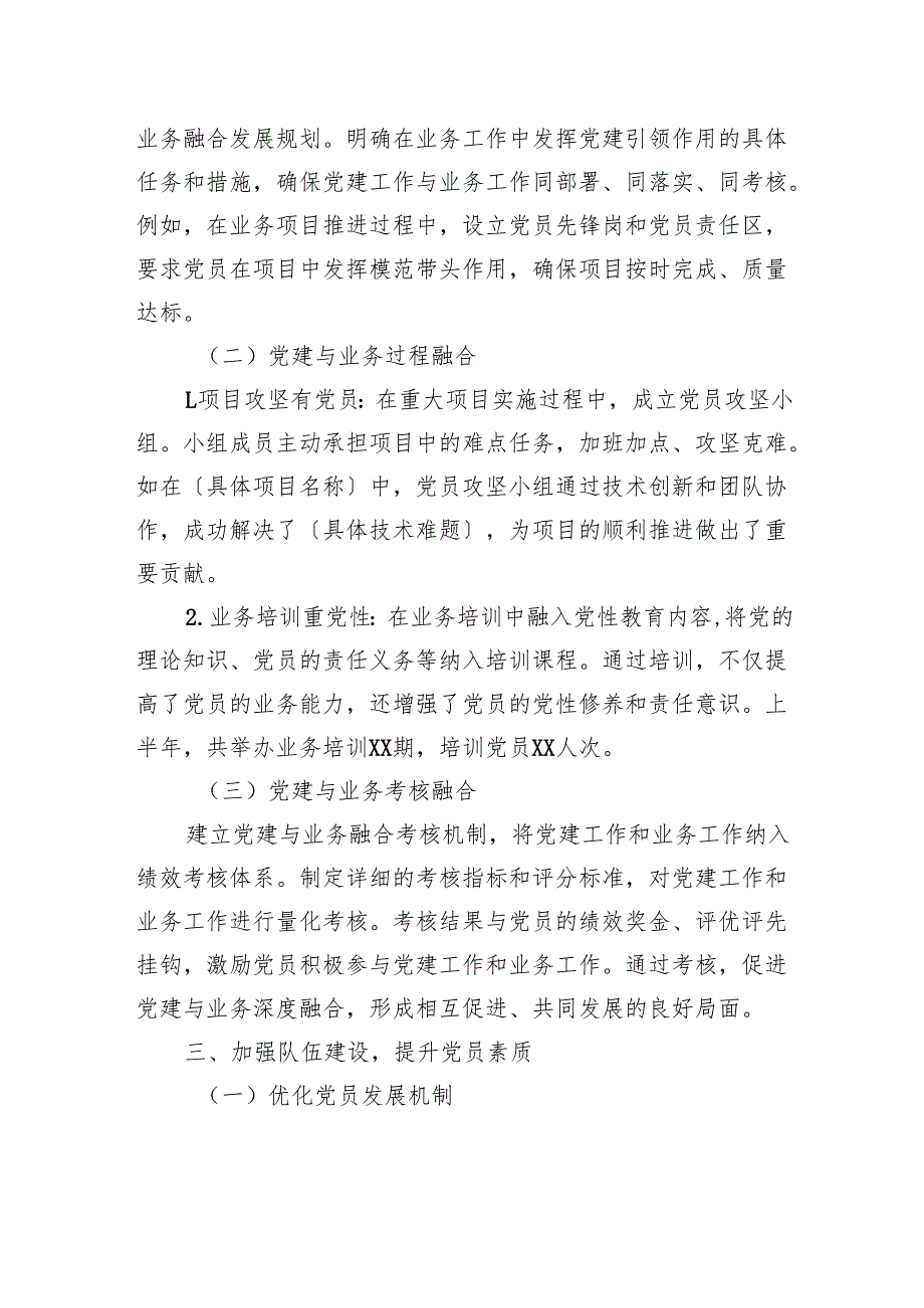 紧扣专题深化党建引领——2025年上半年党建工作融合实践总结.docx_第3页
