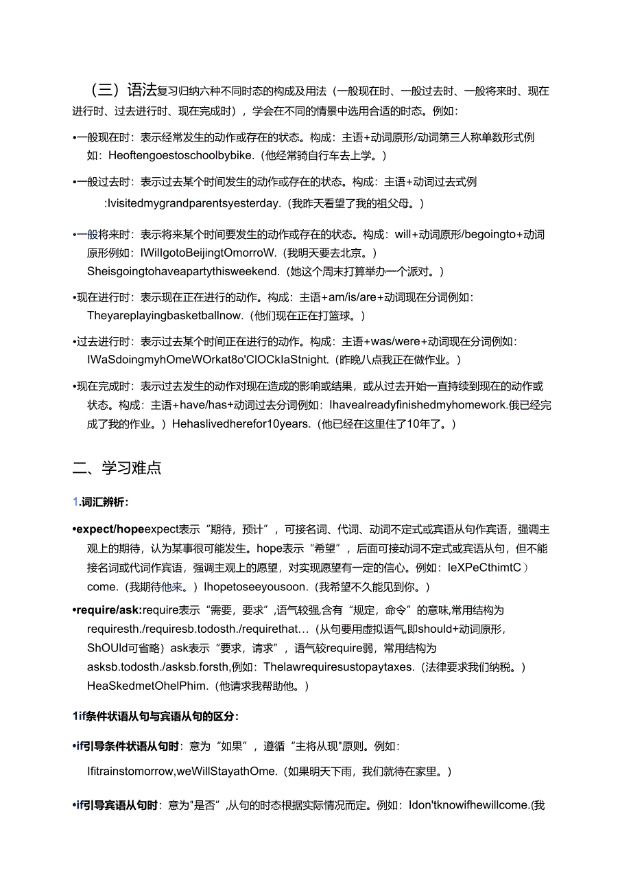 外研社版九年级下册Unit 2 Get off the sofa学习资料.docx_第2页
