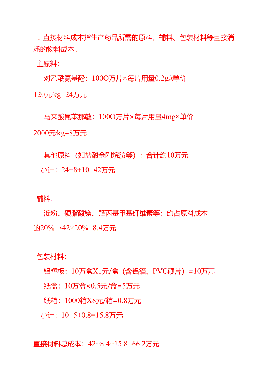 成本实操-药厂成本计算实例.docx_第2页