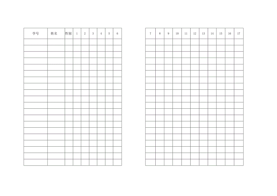 陕西理工大学学生学习情况登记表（教师用表）.docx_第3页