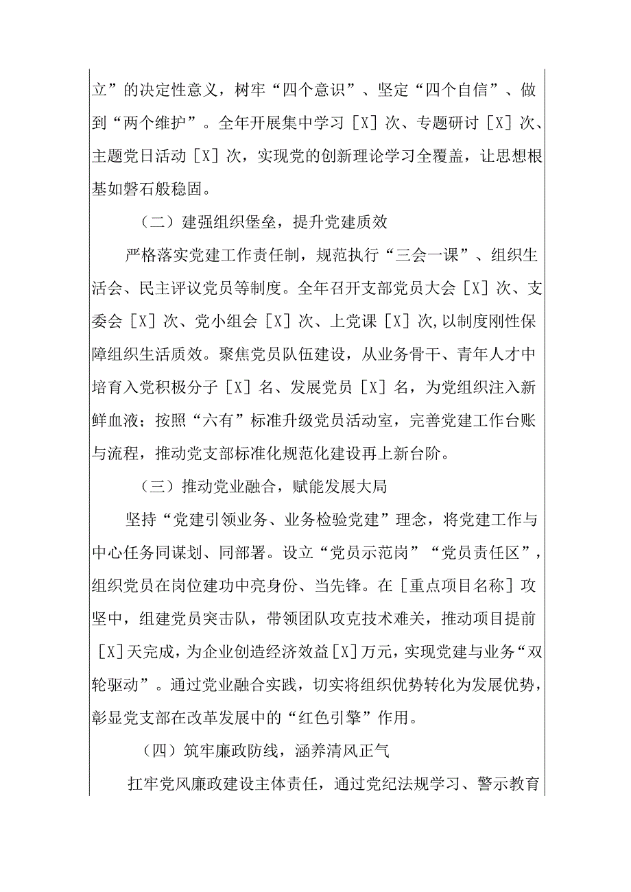 2025 年度党支部书记述职报告.docx_第2页