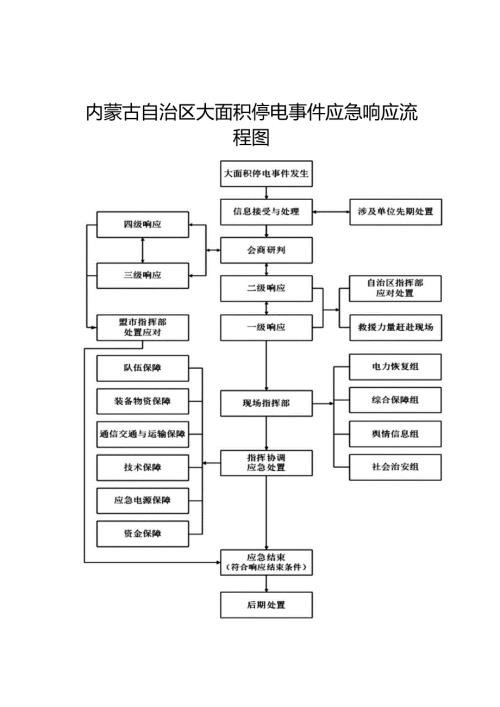 内蒙古自治区大面积停电事件应急响应流程图.docx