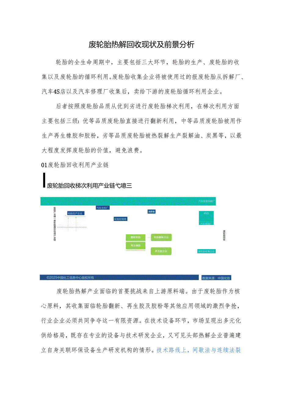 废轮胎热解回收现状及前景分析.docx_第1页