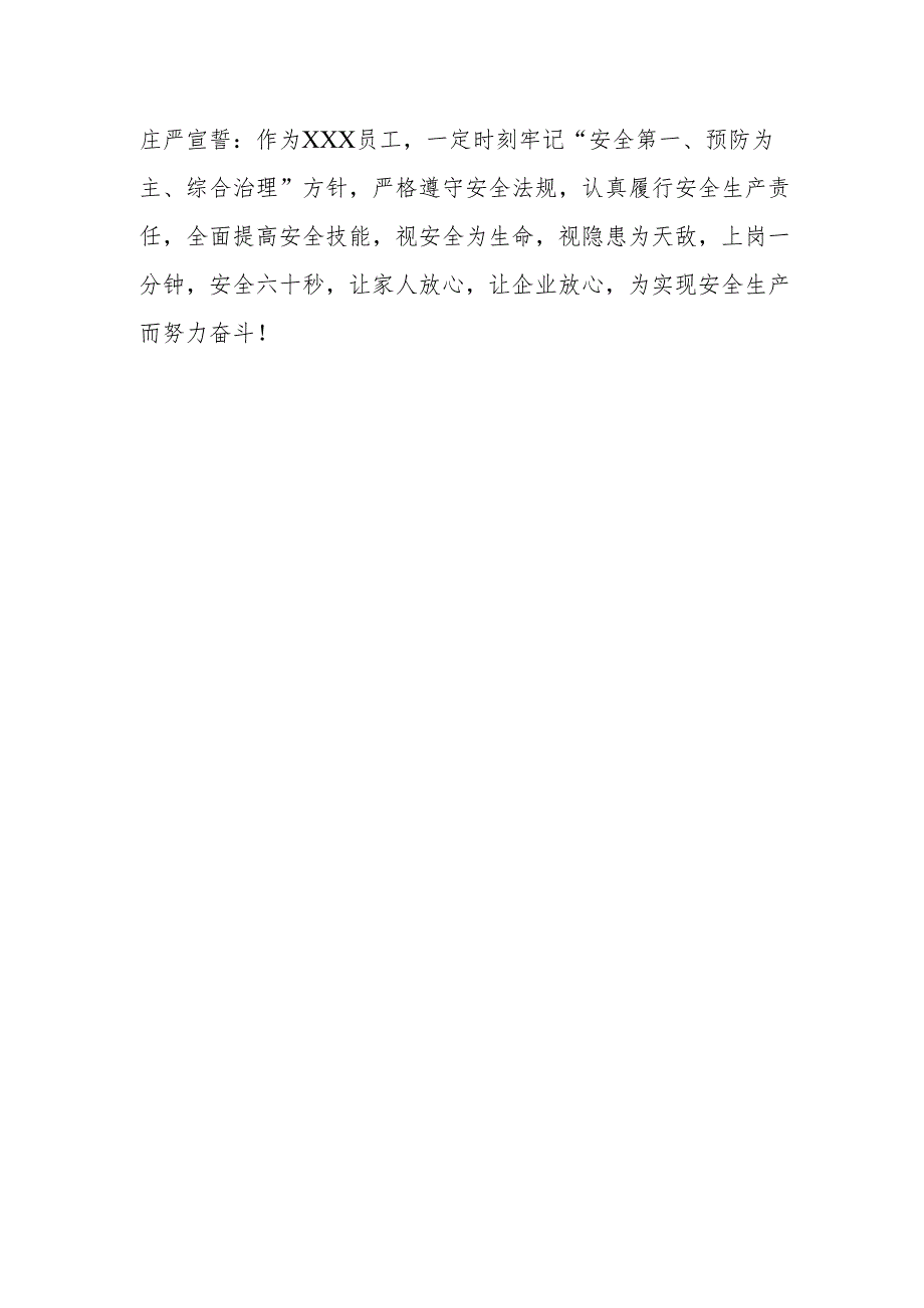 2025年《安全生产月》个人宣誓词 （3份）_74.docx_第2页