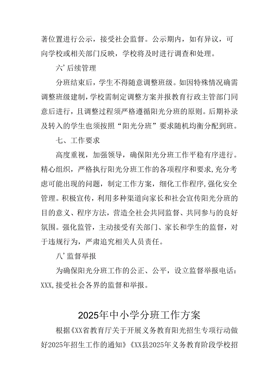 2025年开展《中小学分班》工作实施方案.docx_第3页