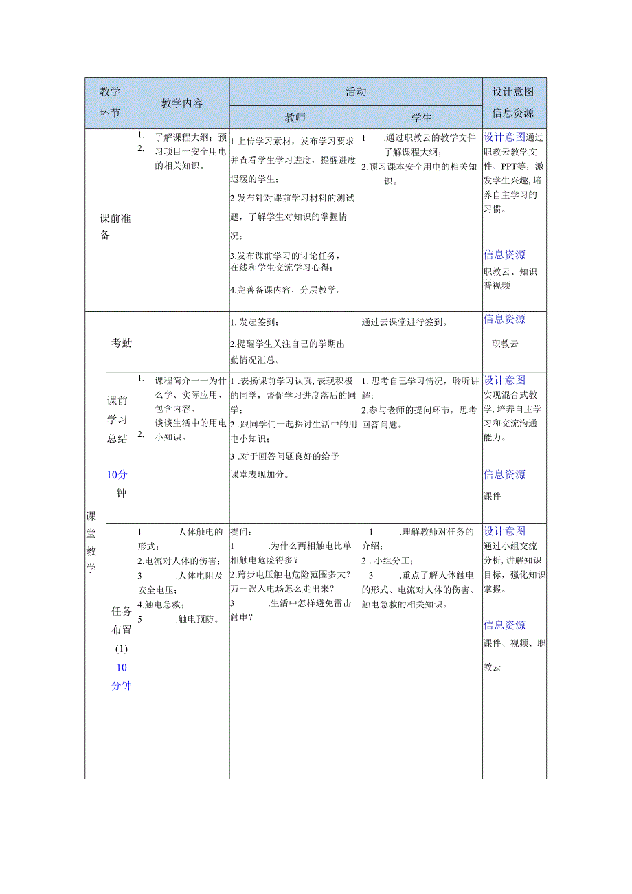《电工技术》——教案项目一、安全用电.docx_第2页